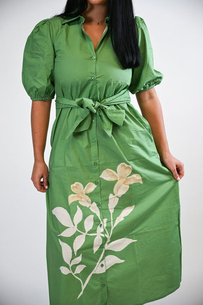 GREEN TEA LEILA DRESS