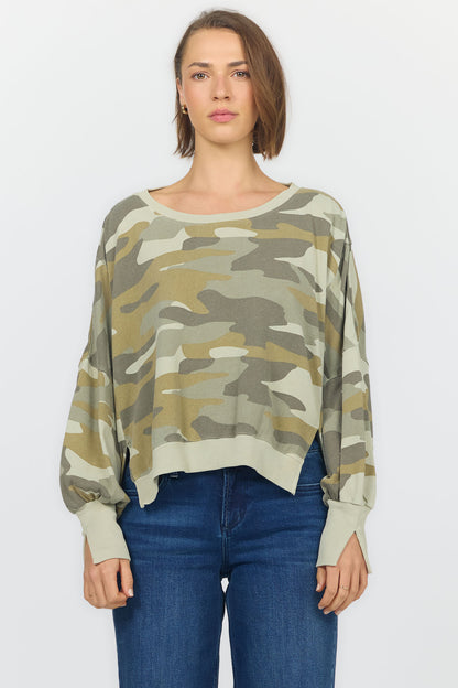 RIVIERA CAMO TRENTON TOP