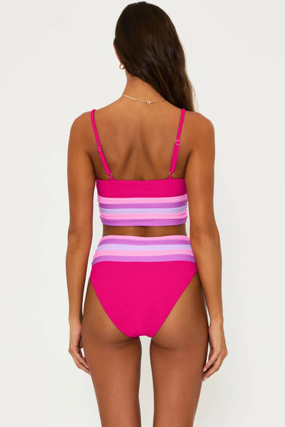 MAE AND MILLE BEACH RIOT BATHING SUIT IN RASBERRY