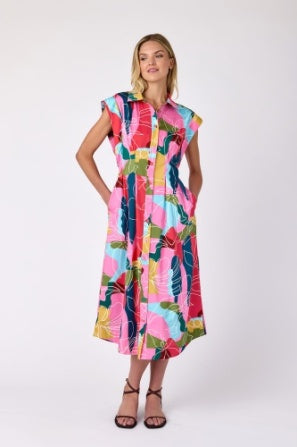 QUINCEY DRESS FLORAL WHIMSY