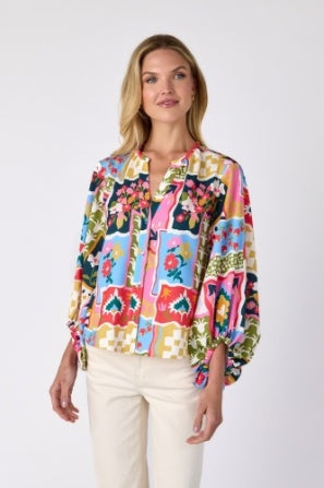 LIVIE TOP IN SEEDLINGS PRINT