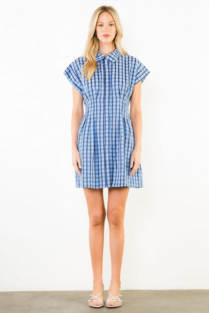 CHECKERED PATTERN DRESS