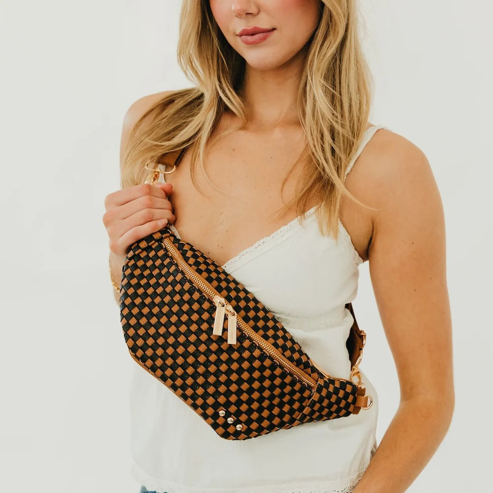 WOVEN SUSIE SIDEKICK BUM BAG