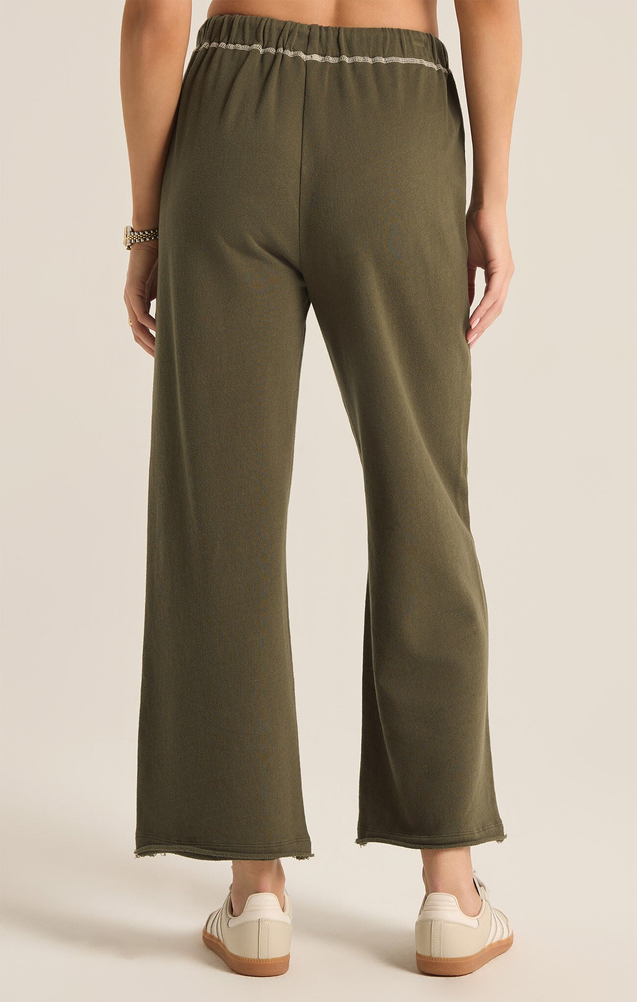 HUNTINGTON PANT IN GRAPE LEAF