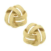 GOLD PIERCED EARRINGS
