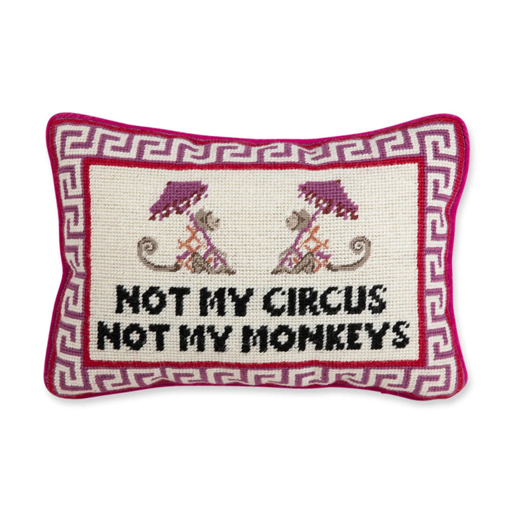 FURBISH NEEDLEPOINT PILLOWS