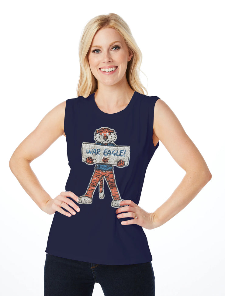 THE WAR EAGLE SEQUIN TANK