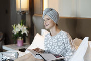 EDEN HAIR TOWEL AND POUCH SET