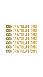 CONGRATULATIONS NAPKIN
