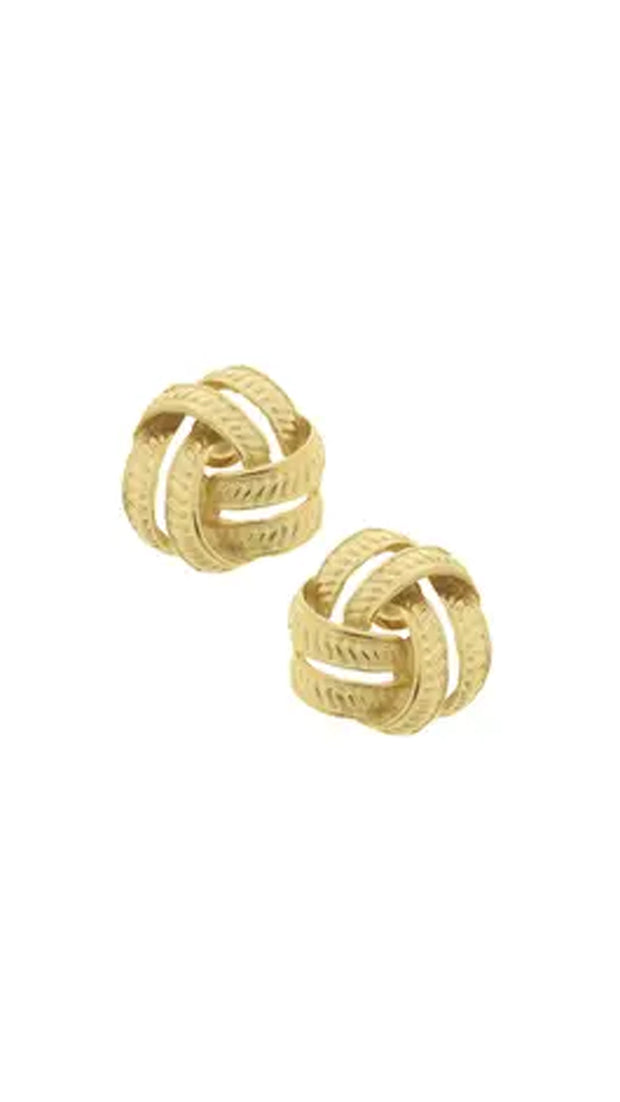 GOLD PIERCED EARRINGS