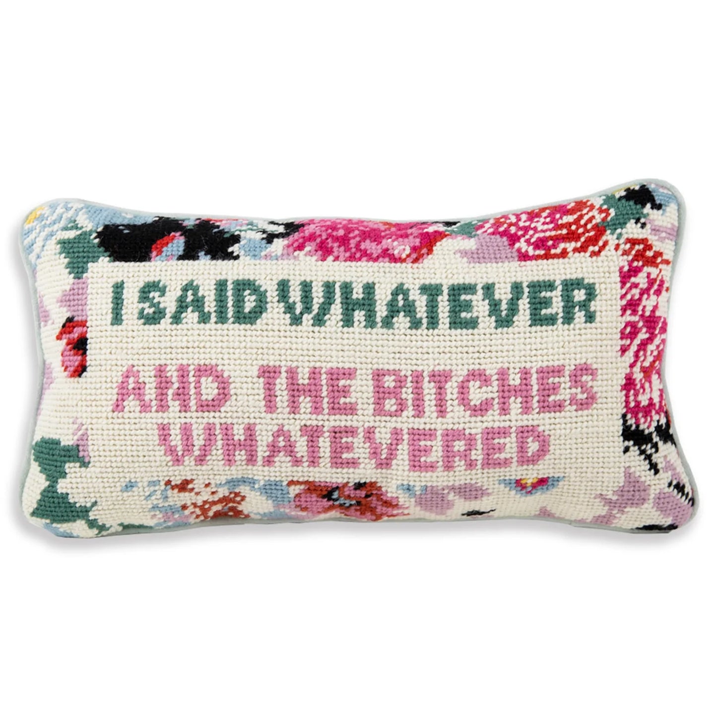 FURBISH NEEDLEPOINT PILLOWS