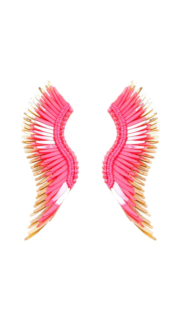 NEON PINK MADELINE EARRINGS