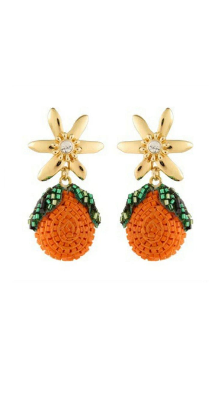 POSITANO ORANGE EARRING