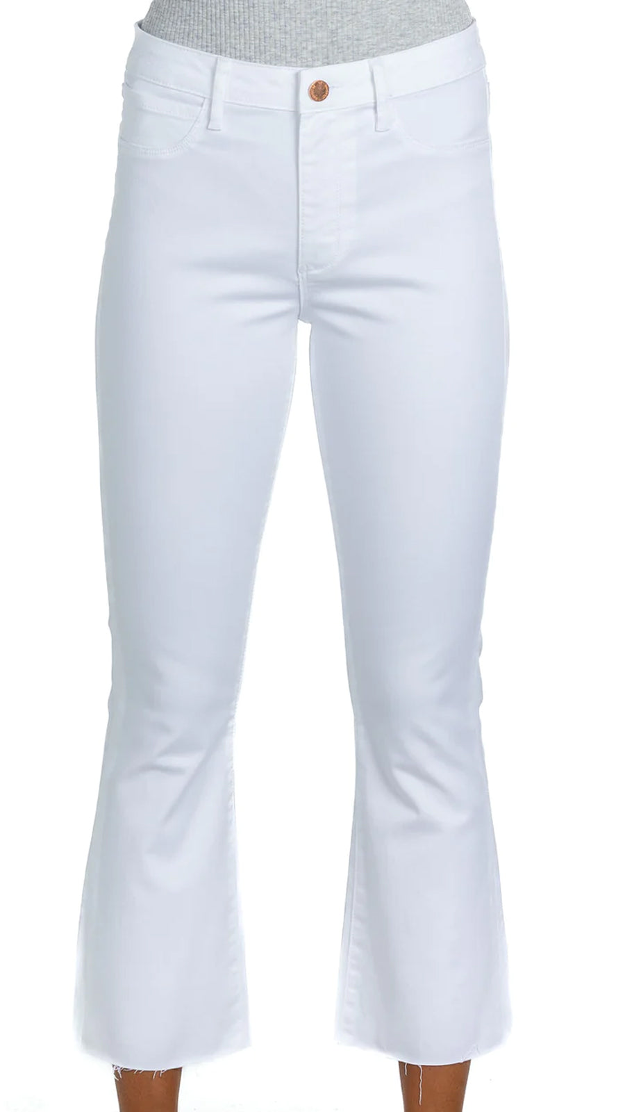 SAUSALITO WHITE CROPPED JEANS