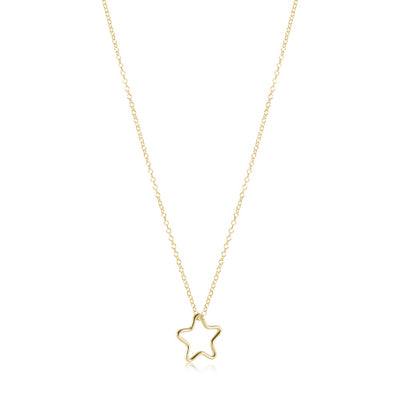 STAR GOLD CHARM 16''