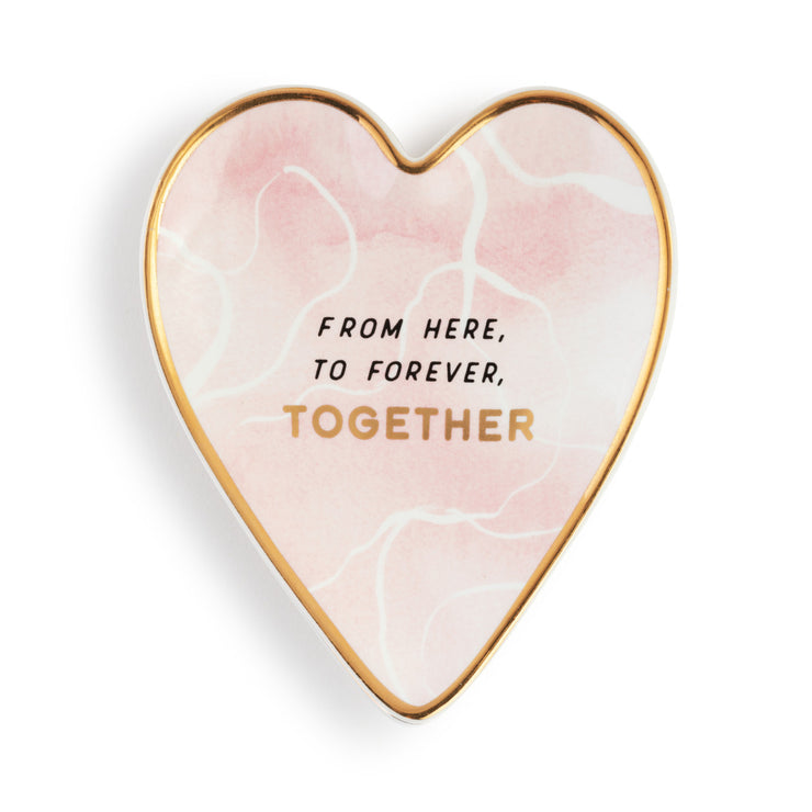 ART HEART TRINKET DISH