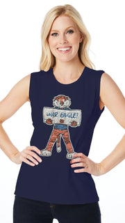 THE WAR EAGLE SEQUIN TANK