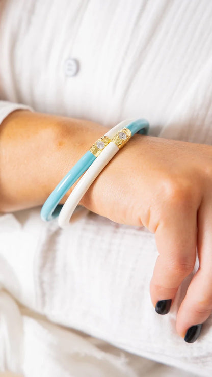 AWB YIN YANG IVORY AND TURQUOISE